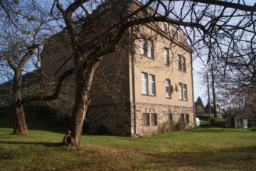 Rückansicht der Villa - Ehem. Rittergut Struppen - Sächsische Schweiz