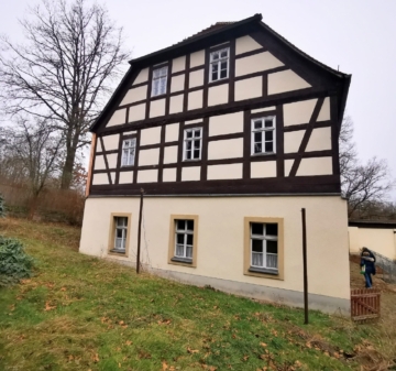 Ansicht - Teilvermietetes ehemaliges Pfarrhaus im Altenburger Land OT Grünberg