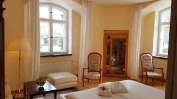 Doppelzimmer mit Sauna - Schloßhotel an der Ostsee auf Rügen