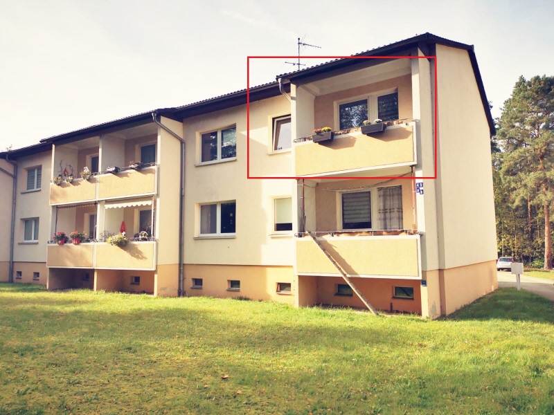 Vorderansicht - 3-Raum-Wohnung mit Balkon im Grünen