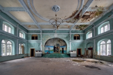 Ansicht Ballsaal - Historisches Ballhaus im Elbsandsteingebirge