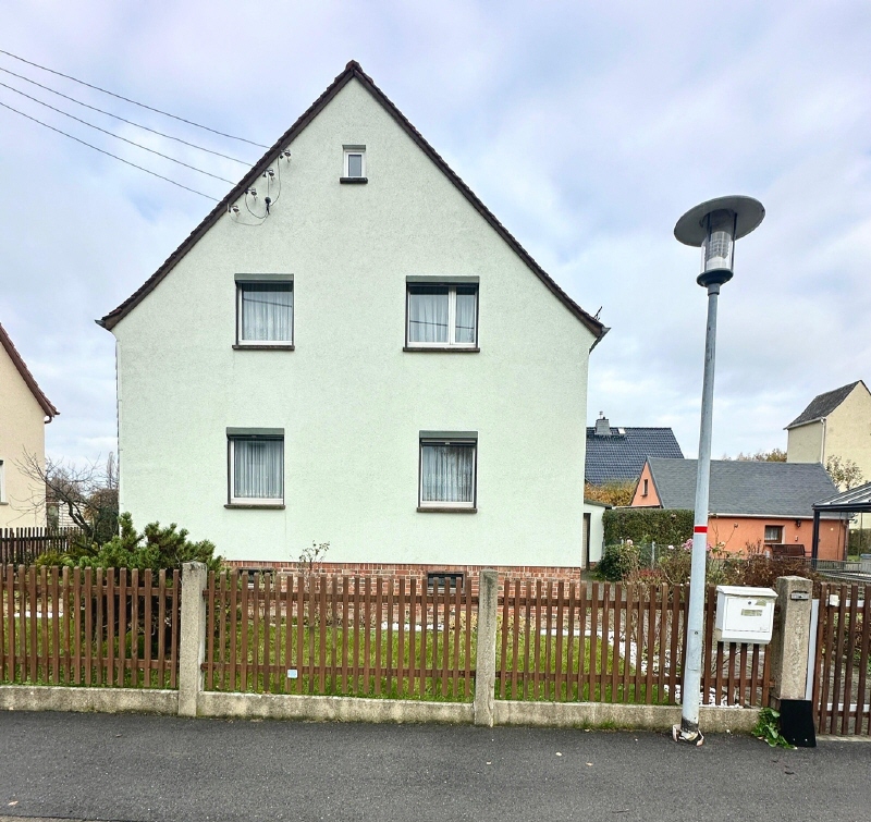 Hausansicht - EFH in der Gartenstadt von Hainichen