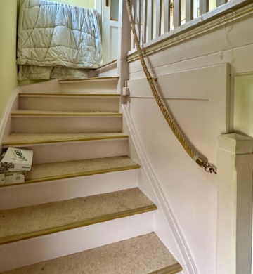 Treppe zum Obergeschoss - EFH in der Gartenstadt von Hainichen