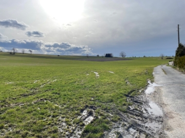 Unverbaubarer freier Blick - 2 x vorhanden: Bauplätze mit freier Sicht über Felder & Wiesen in Hauswalde!