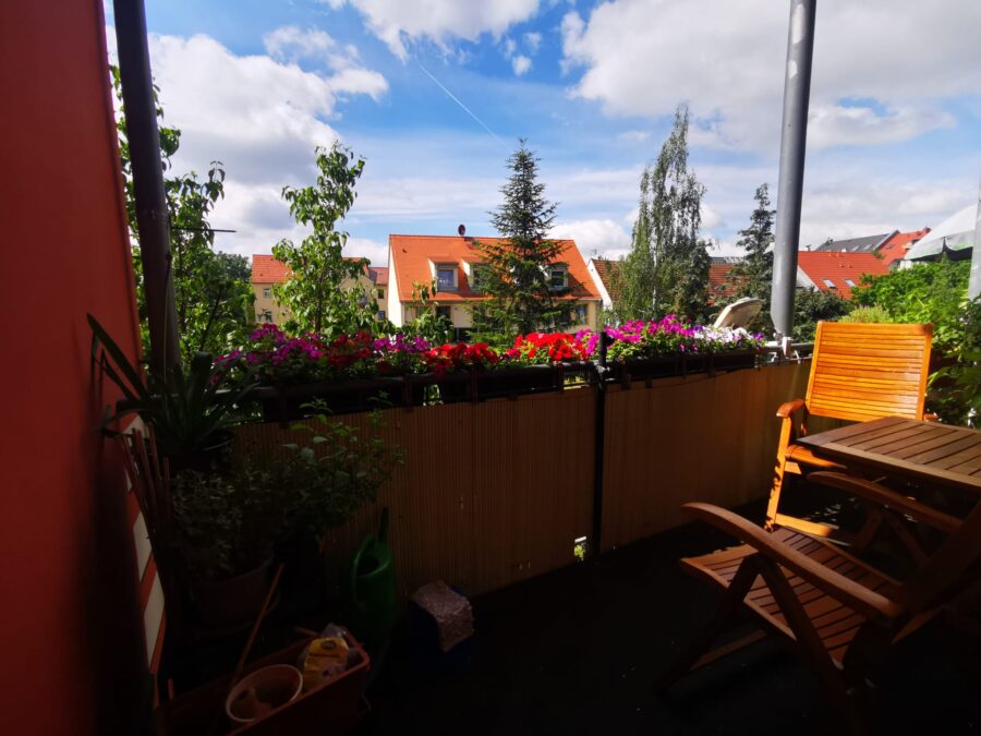 Schöne Altbauwohnung mit Balkon im Zentrum von Radebeul - Entspannungszone
