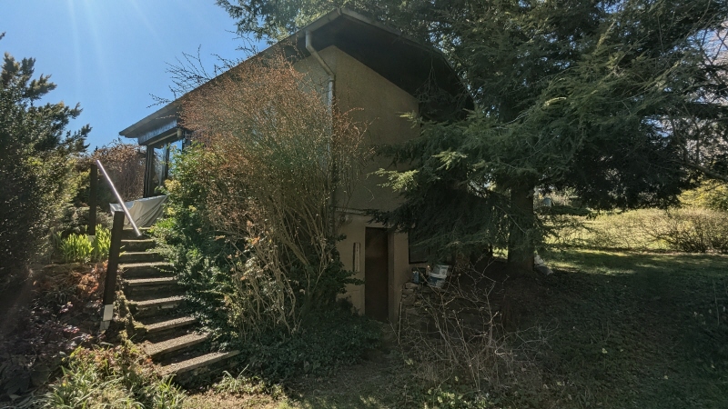 Ansicht Gartenhaus - Idyllisches Gartengrundstück auf Eigenland in ruhiger Waldlage Berggießhübel
