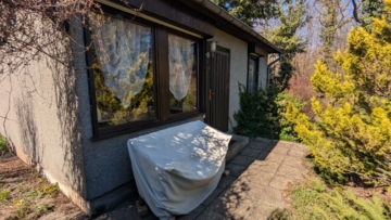 Ansicht Gartenhaus - Idyllisches Gartengrundstück auf Eigenland in ruhiger Waldlage Berggießhübel