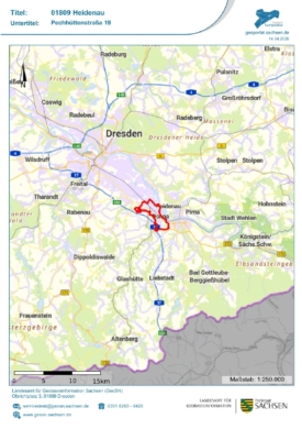 Makrolage - Schön gelegenes Grundstück in Heidenau OT Klein-/Großsedlitz