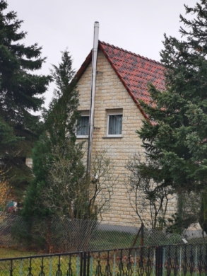 Gut erhaltenes Einfamilienhaus in Lauta - Giebelseite