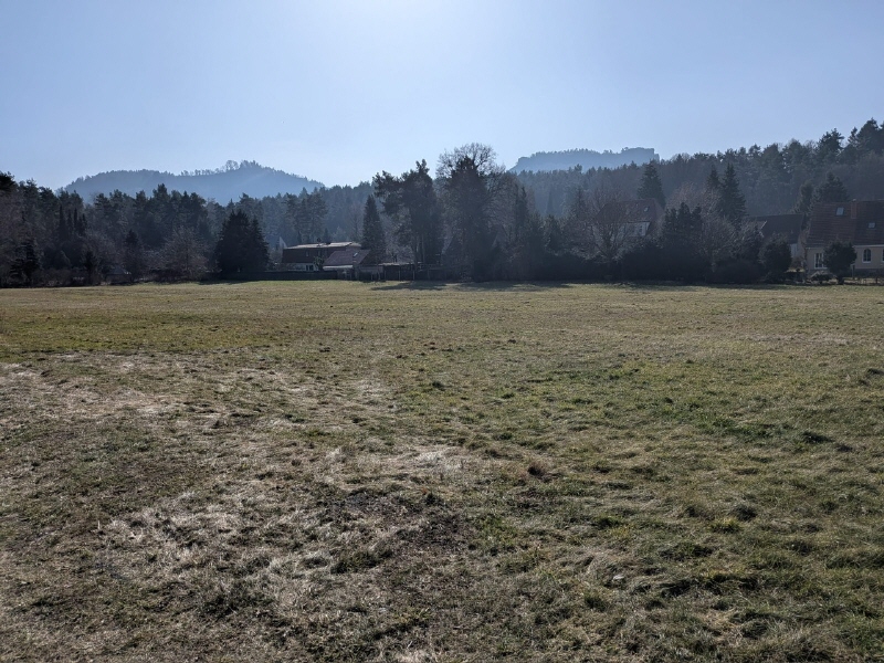 Blick - Bauplatz in der Sächsischen Schweiz Ortsteil Gohrisch