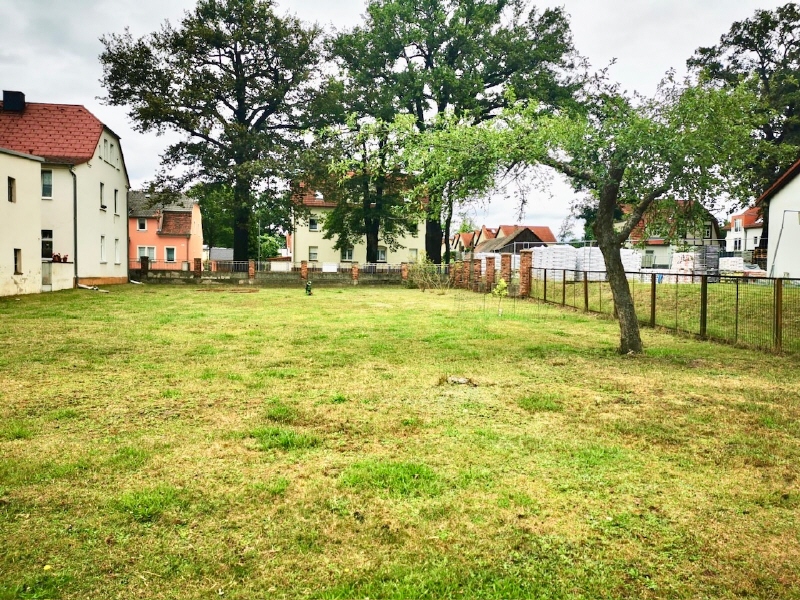 Blick zur Baufläche - Großzügiger Bauplatz in Stadt Bernsdorf