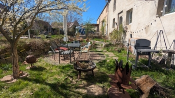 Ansicht Garten - Ein- bis Zweifamilienhaus mit vielfältigen Nutzungsmöglichkeiten im Müglitztal