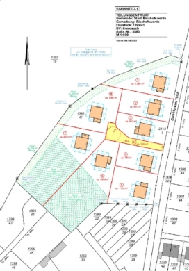 Parzellenplan - Baugrundstück in Bischofswerda